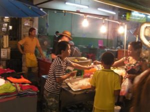 タイのナイトマーケット