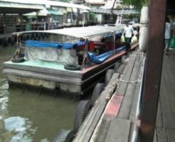 バンコクの水上ボート
