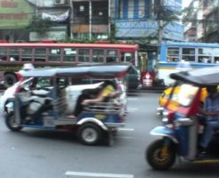 バンコク市内の交通事情