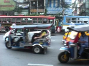 バンコク市内の交通事情