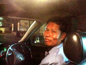バンコクのタクシードライバー